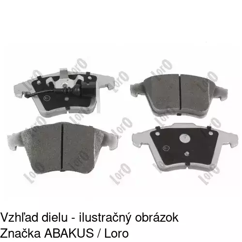 Brzdové dosky POLCAR S70-0136 - obr. 5