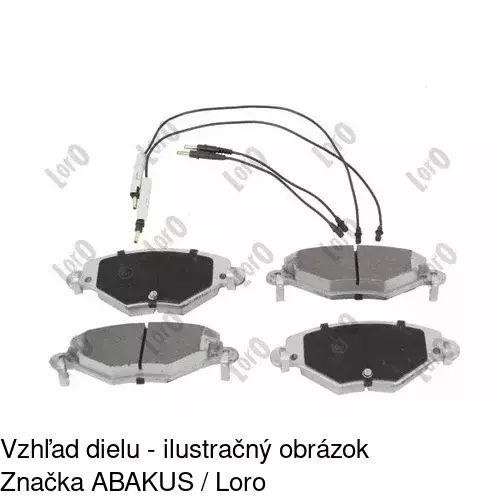 Brzdové dosky POLCAR S70-0160 - obr. 4