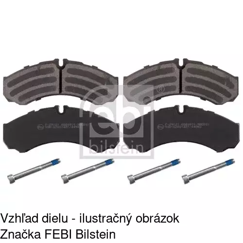 Brzdové dosky POLCAR S70-0200 - obr. 3