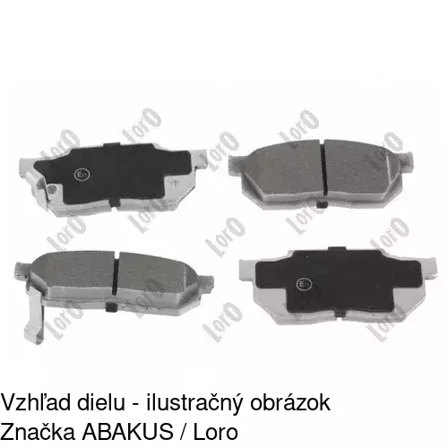 Brzdové dosky POLCAR S70-0211 - obr. 5