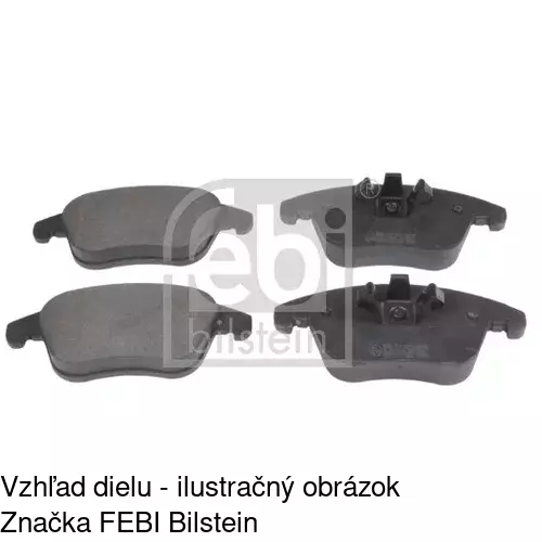 Brzdové dosky POLCAR S70-0224