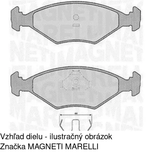 Brzdové dosky POLCAR S70-0230 - obr. 4