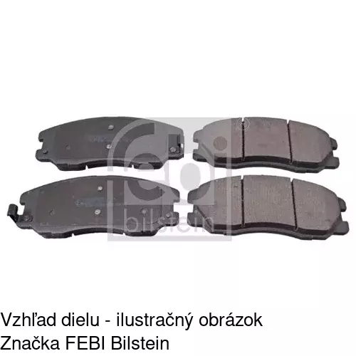 Brzdové dosky POLCAR S70-0240