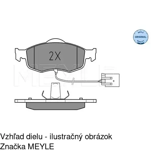 Brzdové dosky POLCAR S70-0246 - obr. 5