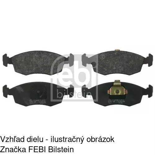 Brzdové dosky POLCAR S70-0248 - obr. 3