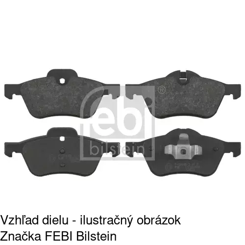 Brzdové dosky POLCAR S70-0254 - obr. 3