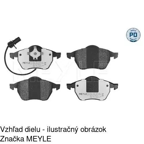 Brzdové dosky POLCAR S70-0271 - obr. 5