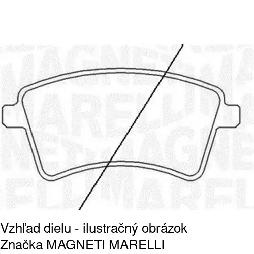 Brzdové dosky POLCAR S70-0272 - obr. 2