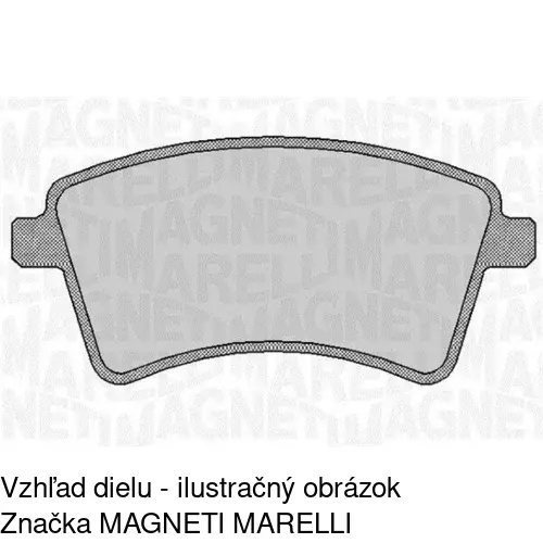 Brzdové dosky POLCAR S70-0272 - obr. 3