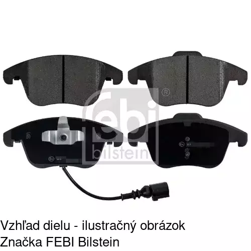 Brzdové dosky POLCAR S70-0305 - obr. 1