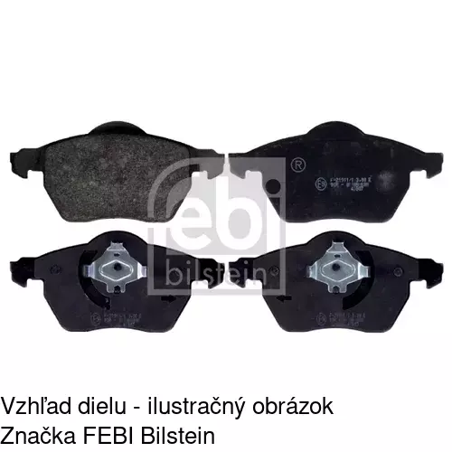 Brzdové dosky POLCAR S70-0306