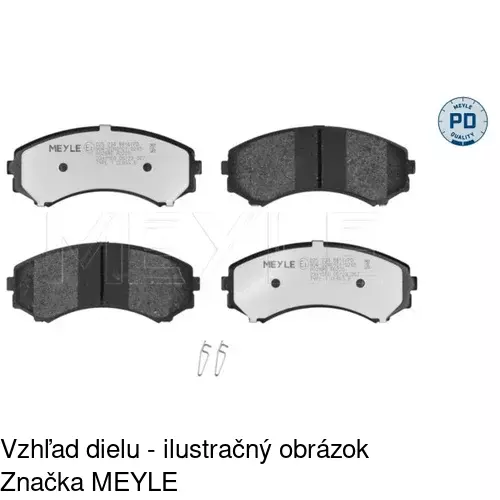 Brzdové dosky POLCAR S70-0329 - obr. 5