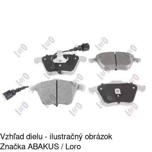 Brzdové dosky POLCAR S70-0437 - obr. 4