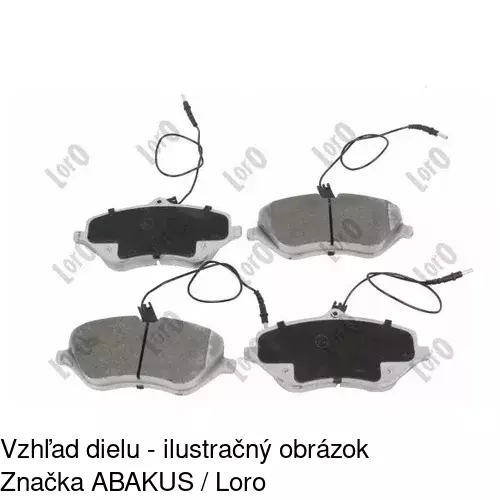 Brzdové dosky POLCAR S70-0461 - obr. 4