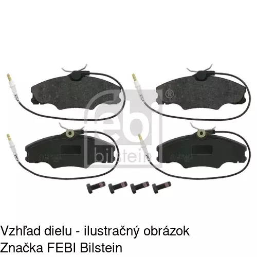 Brzdové dosky POLCAR S70-0512