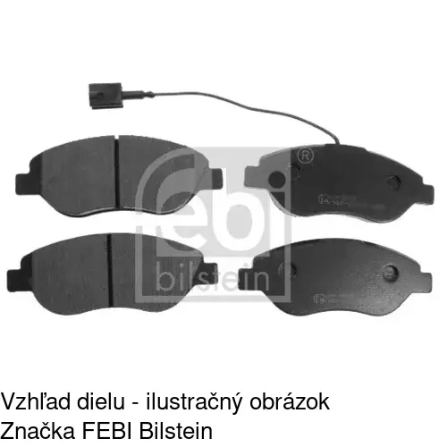 Brzdové dosky POLCAR S70-0528