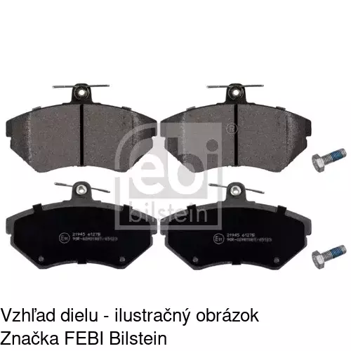 Brzdové dosky POLCAR S70-0582 - obr. 2