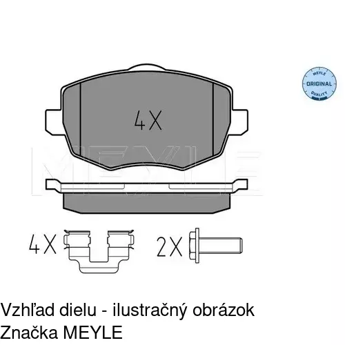 Brzdové dosky POLCAR S70-0590 - obr. 2