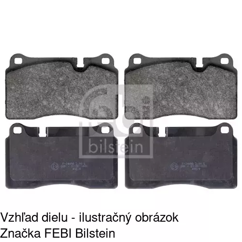 Brzdové dosky POLCAR S70-0599