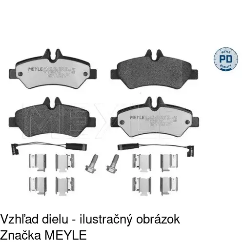 Brzdové dosky POLCAR S70-1219 - obr. 4