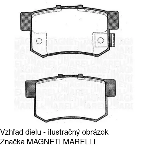 Brzdové dosky POLCAR S70-1369 - obr. 1