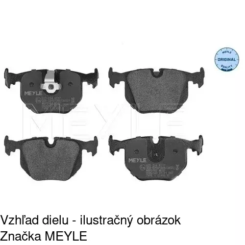 Brzdové dosky POLCAR S70-1374 - obr. 2