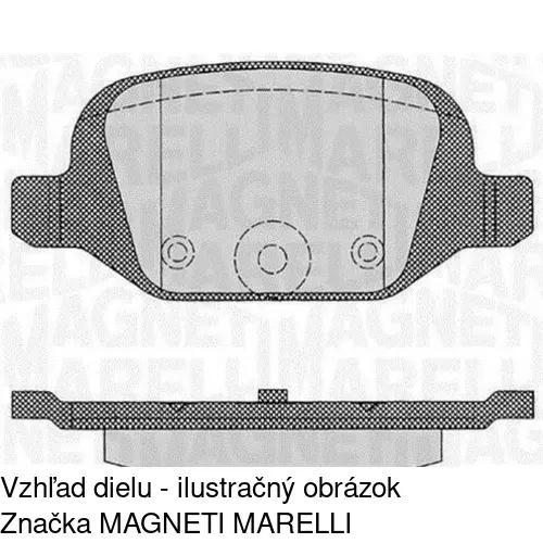 Brzdové dosky POLCAR S70-1611