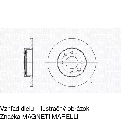 Brzdový kotúč POLCAR S71-0019 - obr. 2