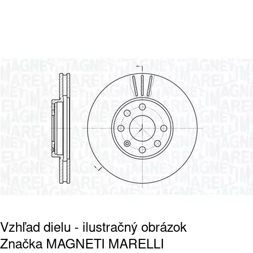 Brzdový kotúč POLCAR S71-0027 - obr. 5