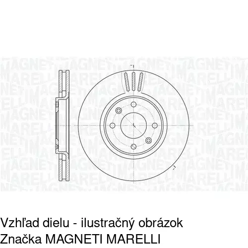 Brzdový kotúč POLCAR S71-0107 - obr. 4