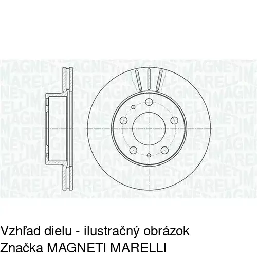 Brzdový kotúč POLCAR S71-0223 - obr. 1