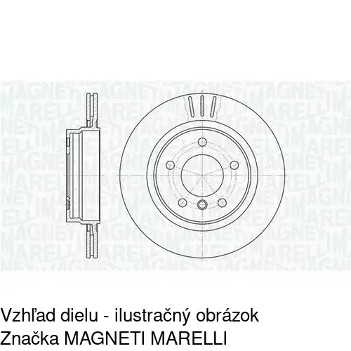 Brzdový kotúč POLCAR S71-1065 - obr. 5