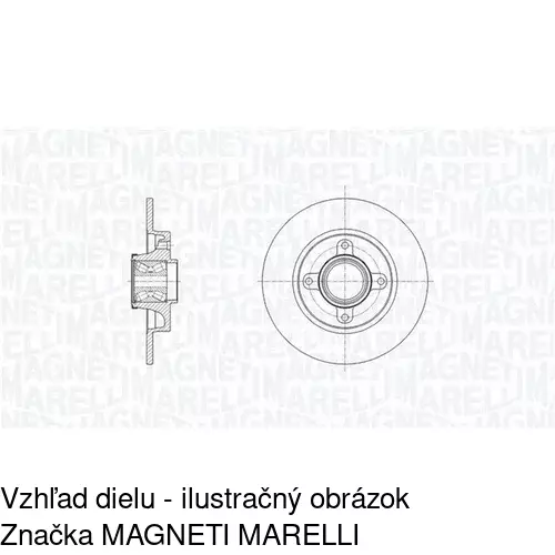 Brzdový kotúč POLCAR S71-1099 - obr. 5