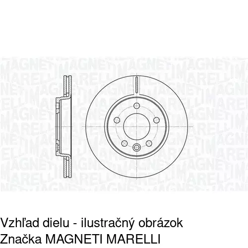 Brzdový kotúč POLCAR S71-1155 - obr. 1