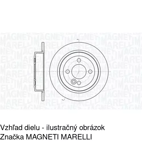 Brzdový kotúč POLCAR S71-1314 - obr. 5