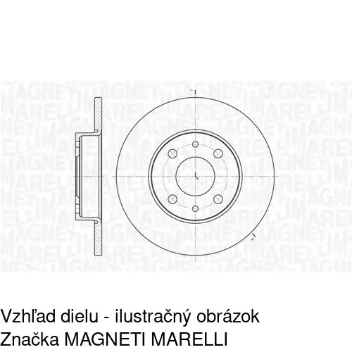 Brzdový kotúč POLCAR S71-2102 - obr. 3