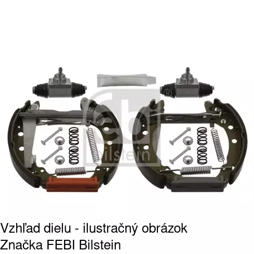 Brzdové čeľuste POLCAR S72-1002 - obr. 2