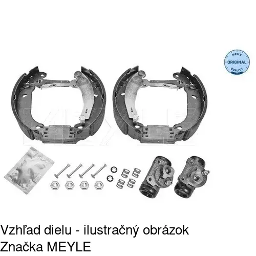 Brzdové čeľuste POLCAR S72-1010 - obr. 5