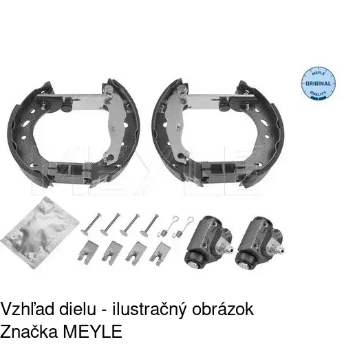 Brzdové čeľuste POLCAR S72-1013 - obr. 2