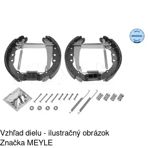 Brzdové čeľuste POLCAR S72-1015 - obr. 1