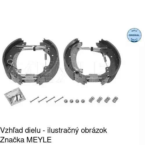 Brzdové čeľuste POLCAR S72-1017 - obr. 3