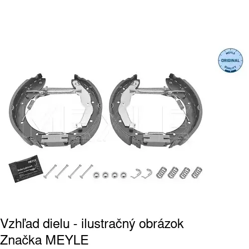 Brzdové čeľuste POLCAR S72-1022 - obr. 3