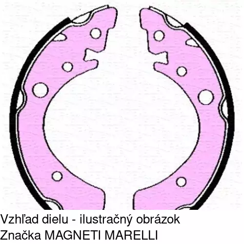 Brzdové čeľuste POLCAR S72-1043 - obr. 5