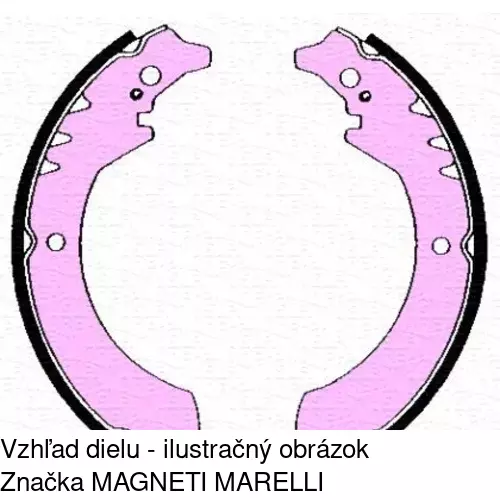 Brzdové čeľuste S72-1055 /POLCAR/ - obr. 3