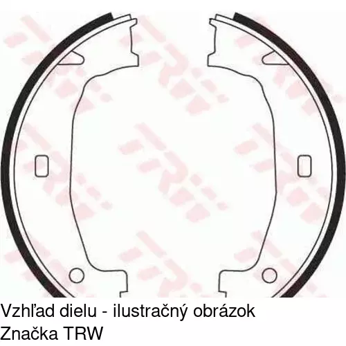 Brzdové čeľuste POLCAR S72-1057 - obr. 4