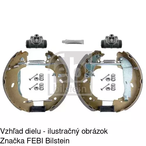 Brzdové čeľuste POLCAR S72-1064 - obr. 3