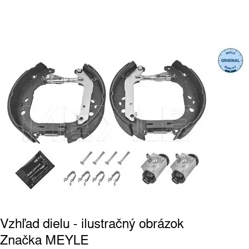 Brzdové čeľuste POLCAR S72-1074 - obr. 5