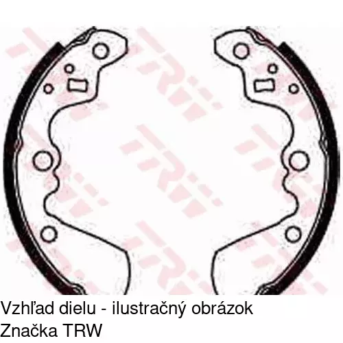 Brzdové čeľuste POLCAR S72-1078 - obr. 4