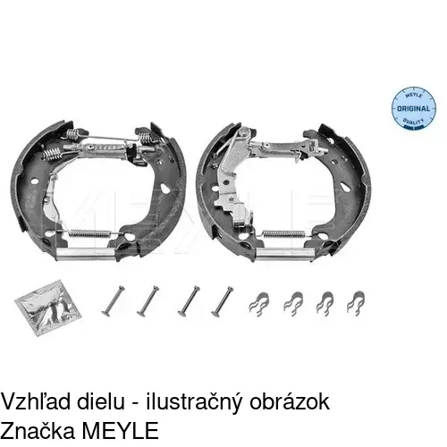 Brzdové čeľuste POLCAR S72-1086 - obr. 3