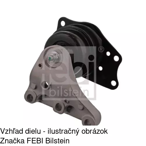 Silentblok motora POLCAR VW-EM050